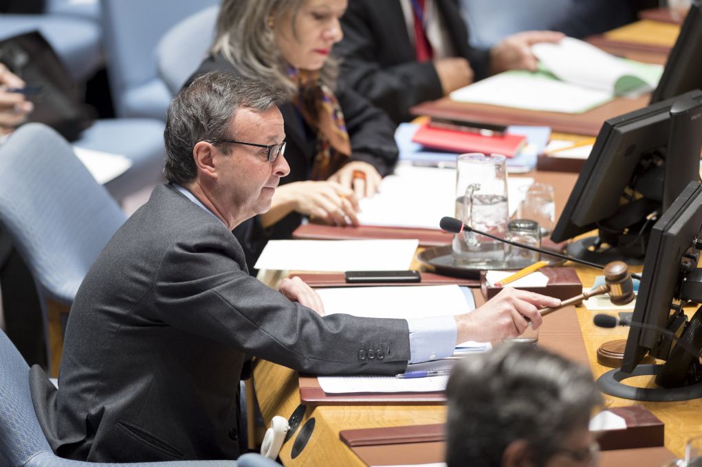 L'Italia presiede, con l'ambasciatore  Sebastiano Cardi, il Consiglio di Sicurezza ONU a novembre. Al centro dell'agenda, la Libia e la situazione del Mediterraneo (Foto ONU)