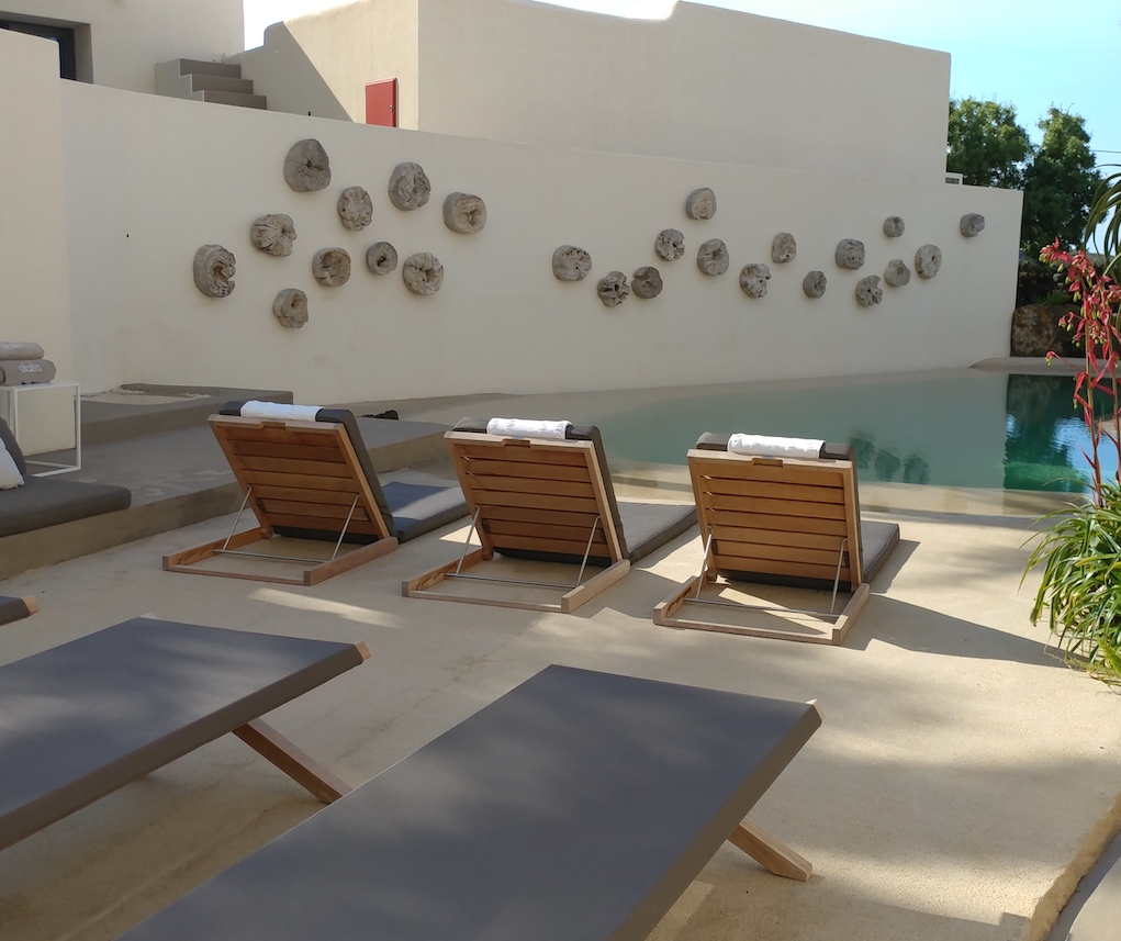 Pool Area at Hotel Sikelia.