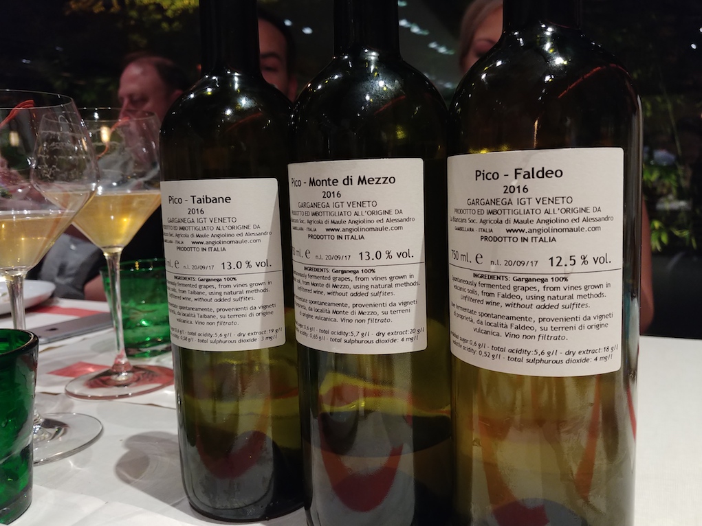 Angiolino Maule's Pico Single Cru Wines Taibane, Monte di Mezzo and Faldeo.