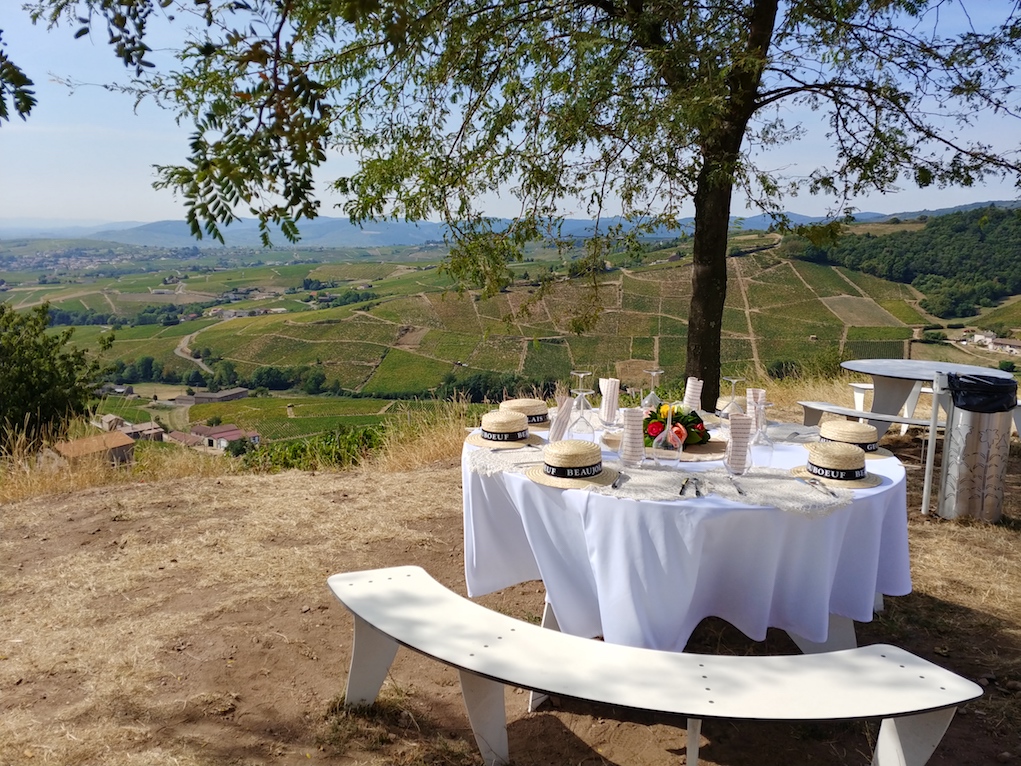 Picnic at the Top of La Madone de Fleurie