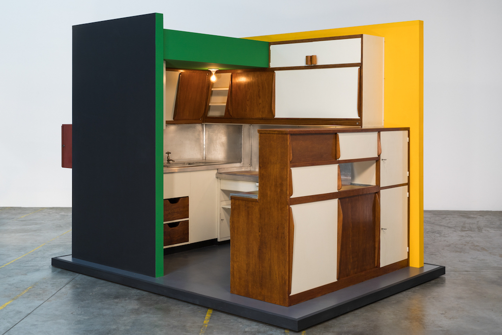 Charlotte Perriand + Le Corbusier
Cuisine-bar Marseille, 1952 aluminum, wood, plywood variable dimensions