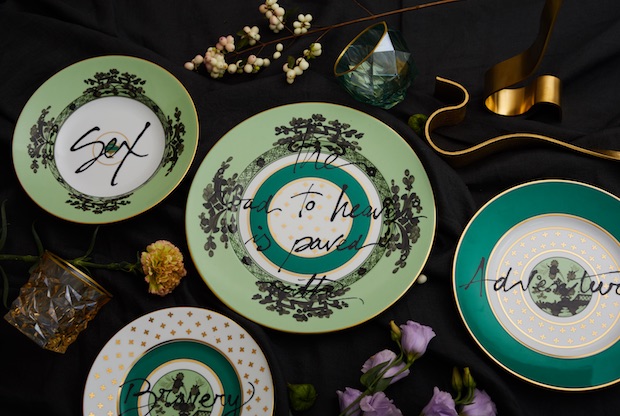 The Road to Heaven is Paved with Excess Green Set_Artemest x Richard Ginori