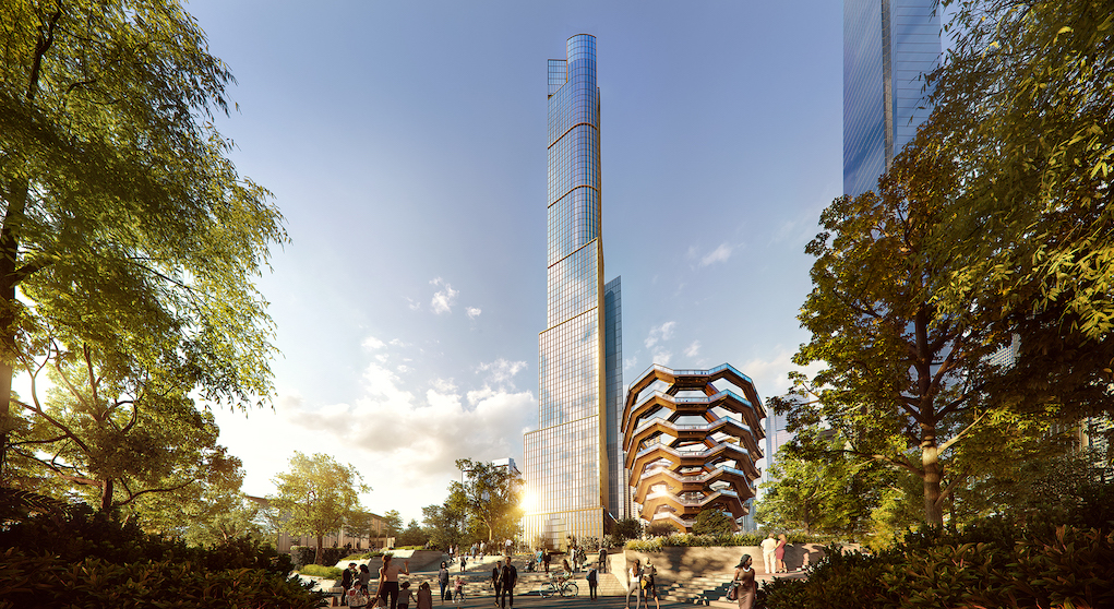 Hudson Yards with Vessel. Courtesy of Related-Oxford