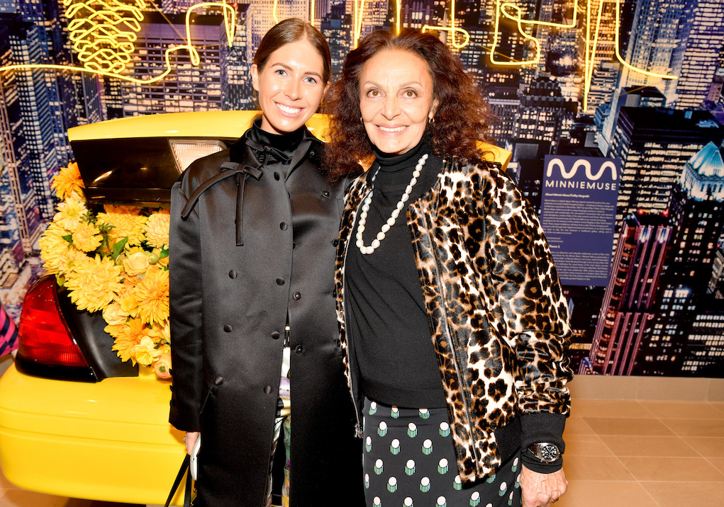Hudson Yards Preview Celebration- Inside NEW YORK, NEW YORK - MARCH 14: Diane von Furstenberg (R) attends The Shops & Restaurants at Hudson Yards Preview Celebration on March 14, 2019 in New York City. (Photo by Clint Spaulding/Getty Images for Related)