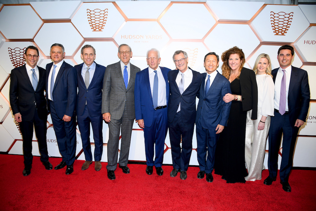 Hudson Yards VIP Grand Opening Event- Arrivals NEW YORK, NEW YORK - MARCH 14: Executive team at Related Companies celebrates The Shops & Restaurants at Hudson Yards Preview Celebrationñ Red Carpet Arrivals on March 14, 2019 in New York City. (Photo by Dimitrios Kambouris/Getty Images for Related)