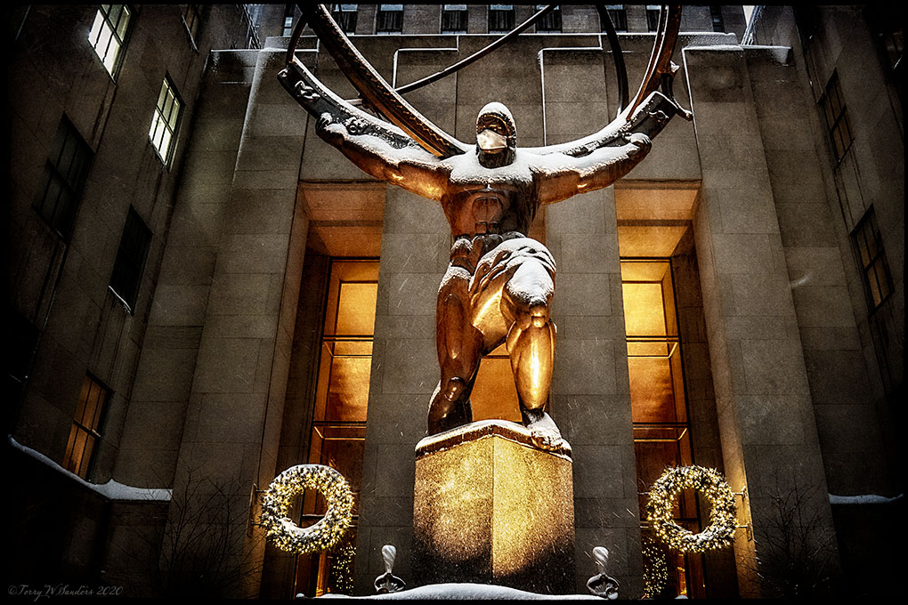 Atlas_121720_LVN_v2_terry-sanders Atlas, Rock Center, New York. Prima nevicata dell'anno pandemico (di Terry W. Sanders)