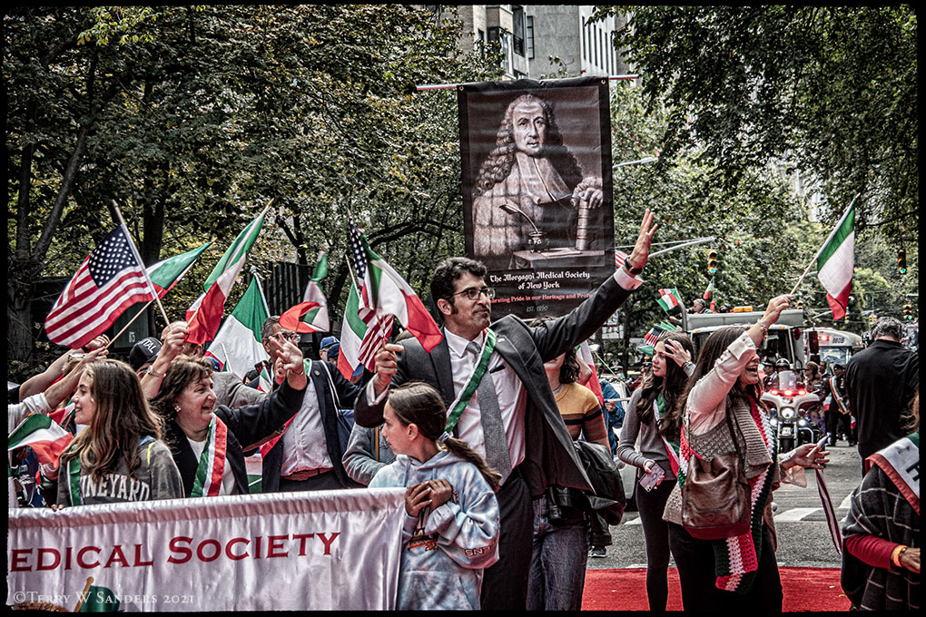 Medical Society, Columbus Day Parade NYC 2021 (Foto di Terry W. Sanders)