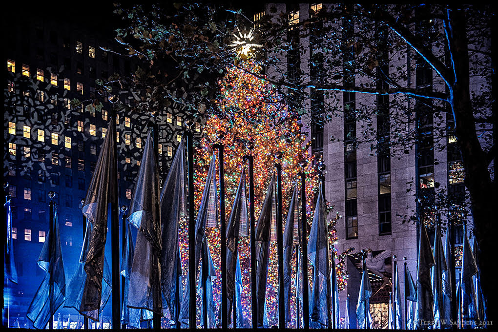 albero-natale-rockfeller-center-newyork-nyc-terry-w-sanders L'albero di Natale al Rockefeller Center, New York 2021 (Foto di Terry W. Sanders)
