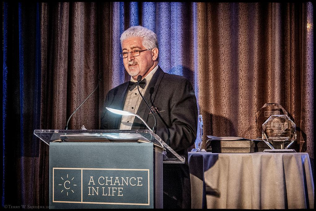 gianni lanzarotti a chance in life Gianni Lanzarotti, chef de Il Tiro a Segno NY e una delle persone premiate durante la serata. (Foto/Terry Sanders)