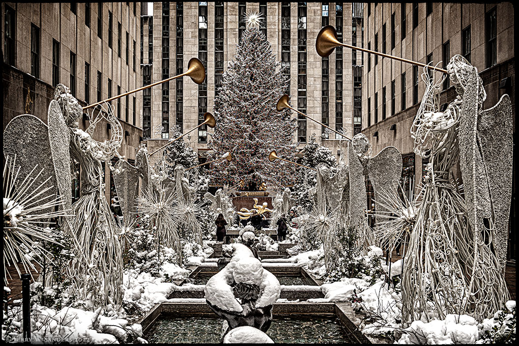 New York, 7 gennaio, 2022: Rockefeller Center (Foto di Terry W. Sanders)