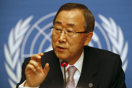 Obama, Ban Ki-moon e la responsabilitá di proteggere il popolo libico da Gheddafi