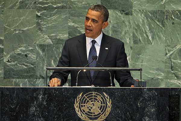 In Siria la linea rossa di Obama affidata alle Nazioni Unite? Barack Obama lo scorso settembre all'Assemblea Generale dell'ONU