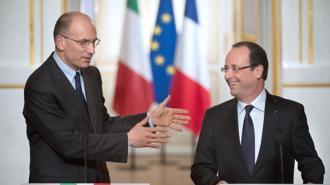 Letta con Hollande e Merkel senza complessi di inferiorità Enrico Letta e Francois Hollande