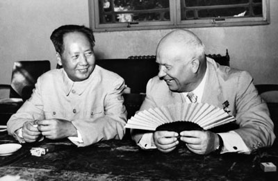 Mao con Krusciov