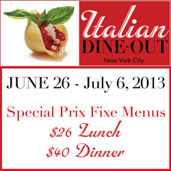Questa settimana parte l'Italian Dine Out