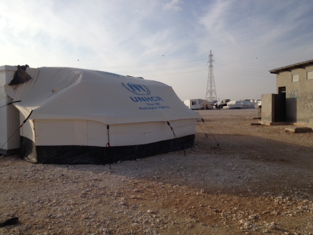 Tenda profughi GIordania