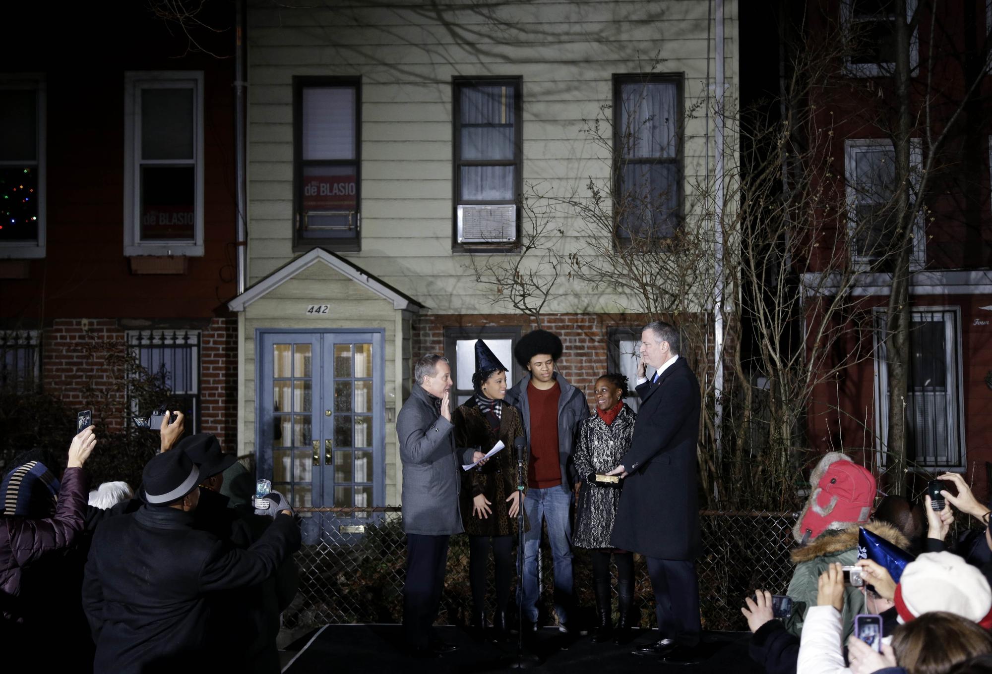 De Blasio giuramento