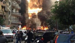 Colpire il Libano, per far esplodere l'anarchia in tutto il Vicino Oriente Una immagine dell'attentato di ieri a Beirut