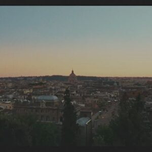 Una immagine di Roma in una ripresa del film di Paolo Sorrentino