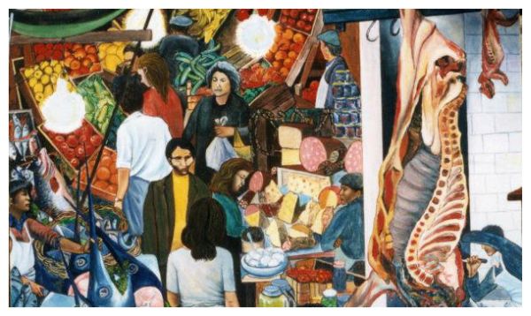 Le idee migliori, se ci sono, si esprimano in Parlamento, senza fare "Vucciria" Immagine del famoso dipinto di Renato Guttusu "La Vucciria" (1974)