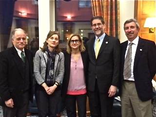 Italy Preparing to Take on the Presidency of the Council of the EU: What is at Stake R.D’Argenio, Seton Hall Un. Law Sch.’s Board of Visitors; G.Romani, Dir., The Charles & Joan Alberto Italian Studies Inst.; N.Quintavalle, Consul General; A.Bartoli, Dean, Sch of Diplomacy&International Relations; J.P.Guasconi, Sr Dir of Principal Gifts