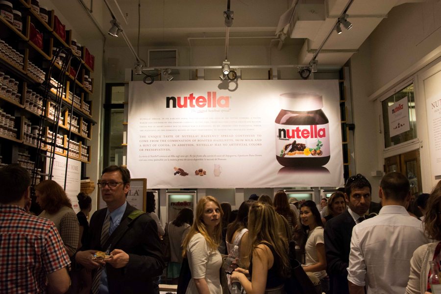 Inaugurazione del Nutella Bar