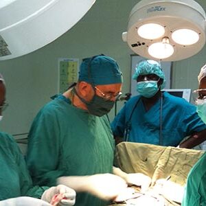 The Savior to the Helpless Women of Africa Father Aldo Marchesini in the operating room