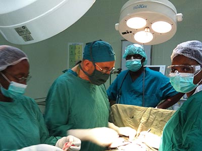The Savior to the Helpless Women of Africa Father Aldo Marchesini in the operating room