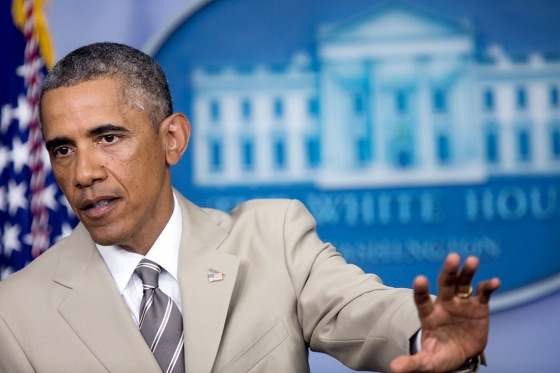 Il mondo trema e Barack Obama dorme? Si rilassi pure, ma non dimentichi i "link" Il Presidente Barack Obama parla ai giornalisti il 28 agosto nella Briefing Room della Casa Bianca. (White House Photo by Amanda Lucidon)
