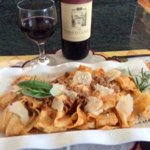 Un signor piatto. Le pappardelle al ragù di cinghiale