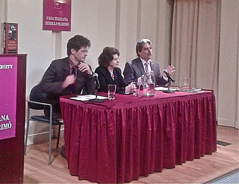 Per far uscire dall'ombra quella letteratura italo-americana ingiustamente dimenticata Martino Marazzi (Università di Milano), Josephine Hendin (New York University), Anthony Tamburry (Calandra Institute, CUNY)