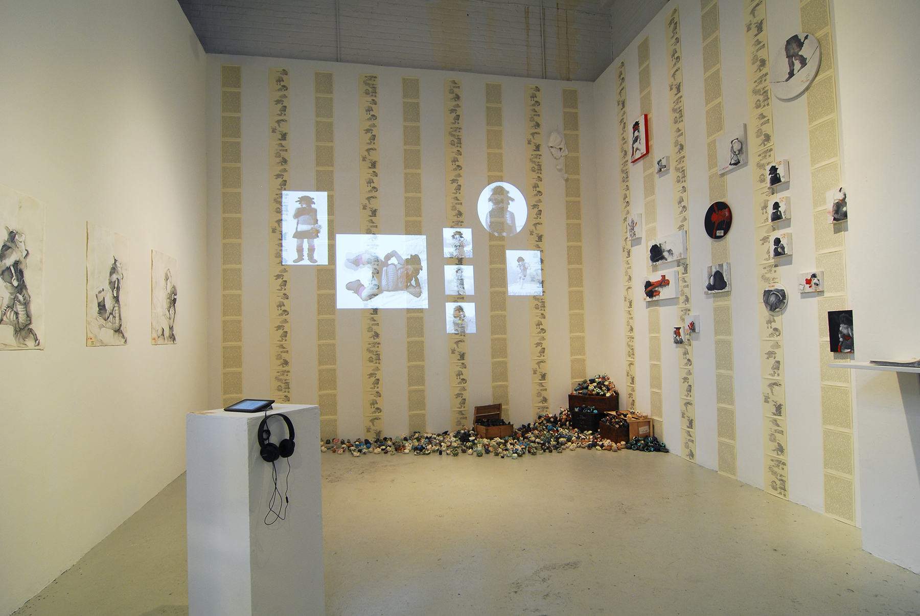 Little Gloating Eve, Cuchifritos Gallery (Artists Alliance), New York City. Foto di Samantha Wrigglesworth