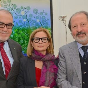 I tre moschettieri della lingua italiana in America: Berardo Paradiso, Natalia Quintavalle e Carlo Davoli