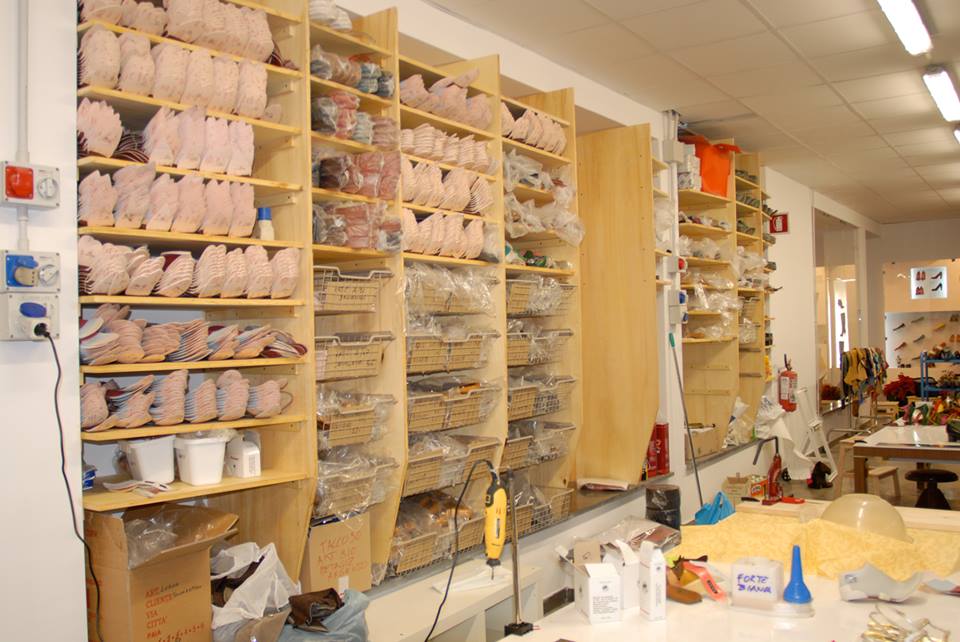 Il laboratorio di Tacchi a Spillo.