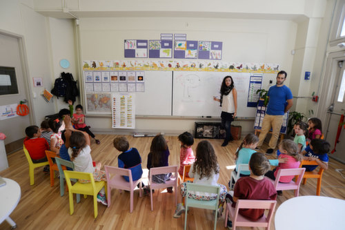 lezione di italiano alla Scuola Internazionale di San Francisco