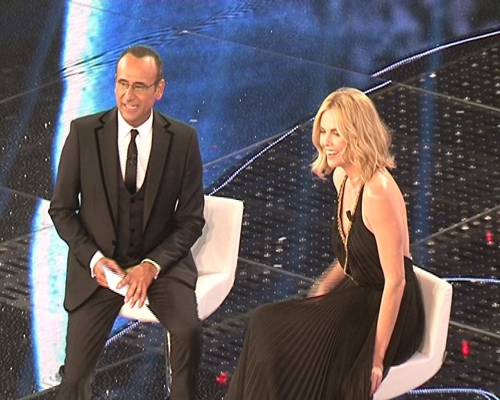 Carlo Conti e Charlize Theron mercoledì sera sul palco dell'Artiston