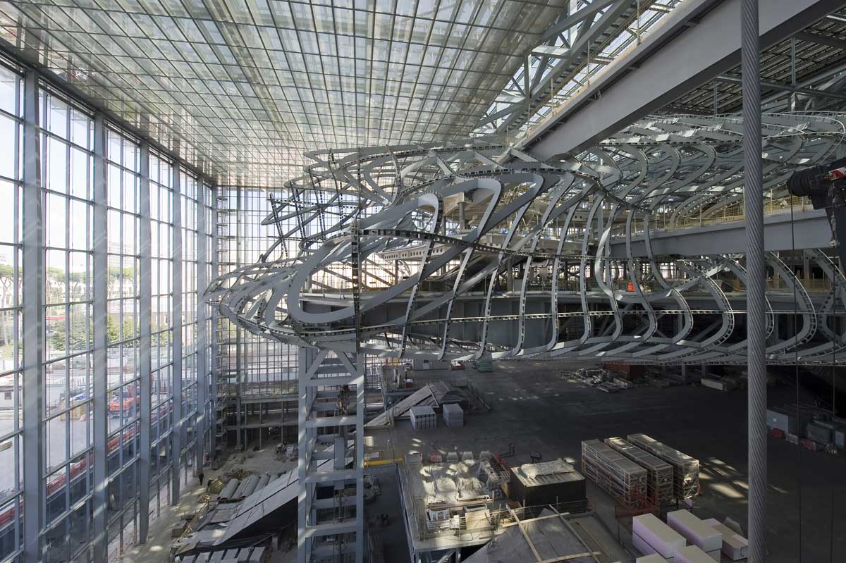 La Nuvola di Fuksas: il cantiere.