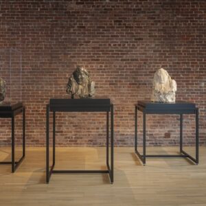 Ciao Ciao Medardo Rosso! Benvenuto Giorgio Morandi! Una veduta dell'installazione al CIMA dedicata a Medardo Rosso. Foto: Walter Smalling Jr.