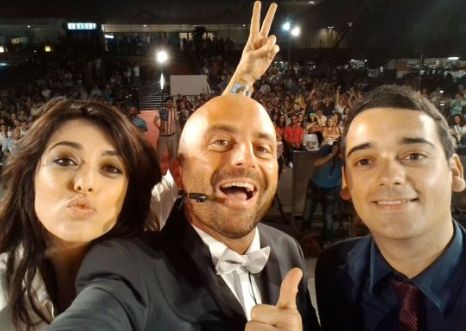 Valentina Lodovini, Luca Abete e Carlo Fumo