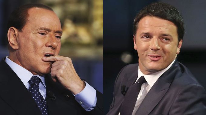 Berlusconi e Renzi