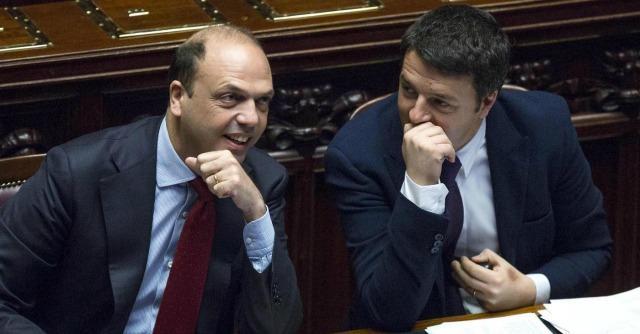 Angelino Alfano e Matteo Renzi